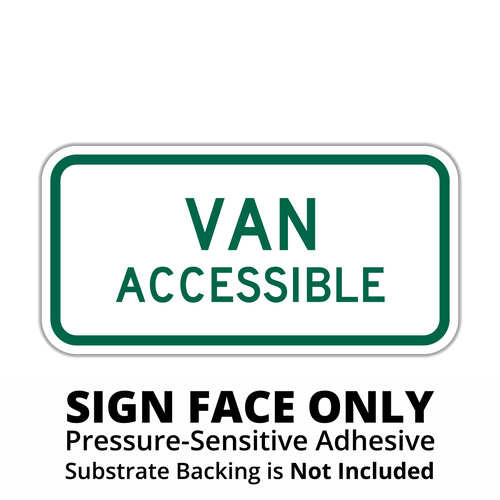 R7-8P Van Accessible Sign Face