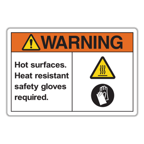 hot warning sign