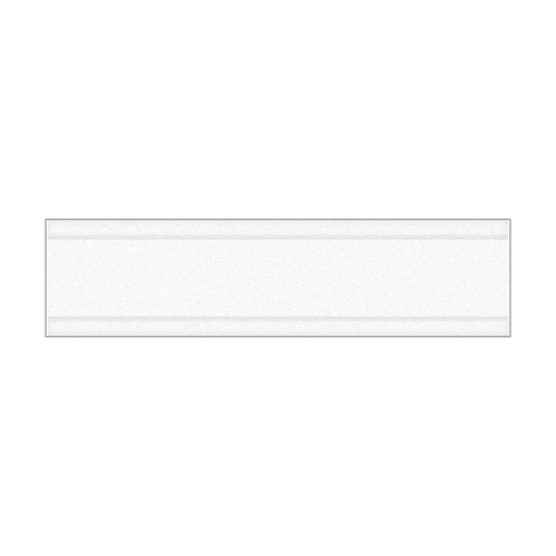 24" x 6" Reflective Street Name Sign Blank - Extruded Aluminum