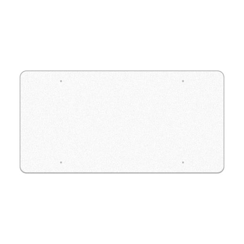 60" x 30" Reflective Sign Blank - Standard Punch