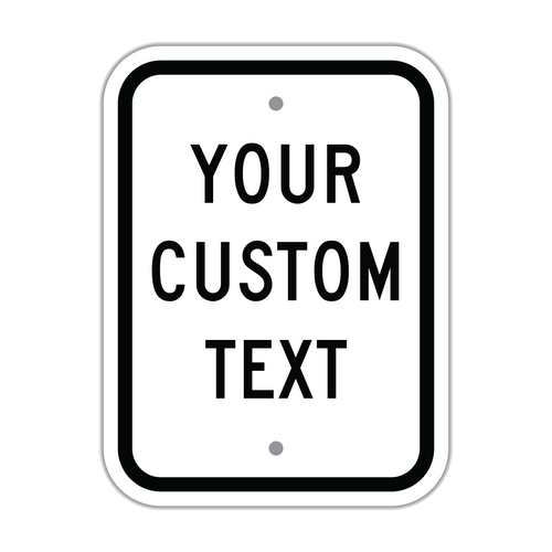 9" x 12" Custom Sign