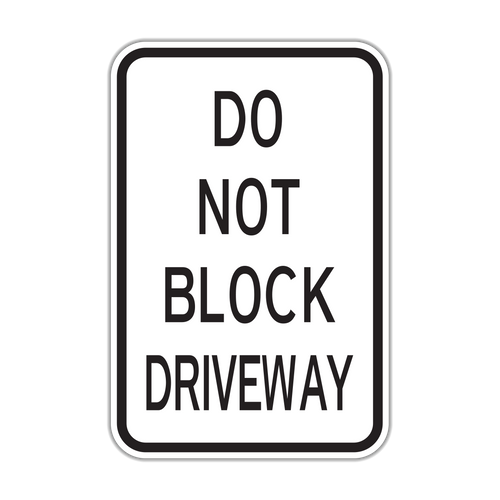 HR7-121 Do Not Block Driveway