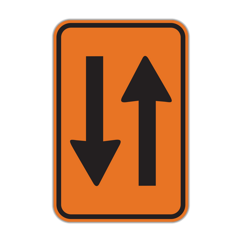 W6-4 Two-Way Traffic