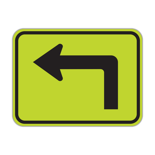 W16-6P Advance Turn Arrow