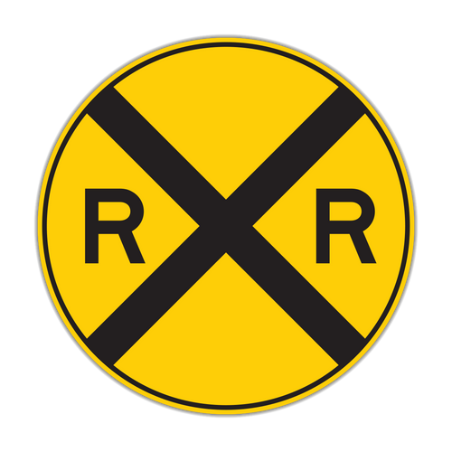 W10-1 Grade Crossing Advance Warning