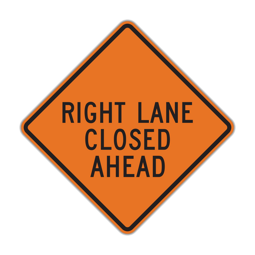 W20-5 Lane Closed
