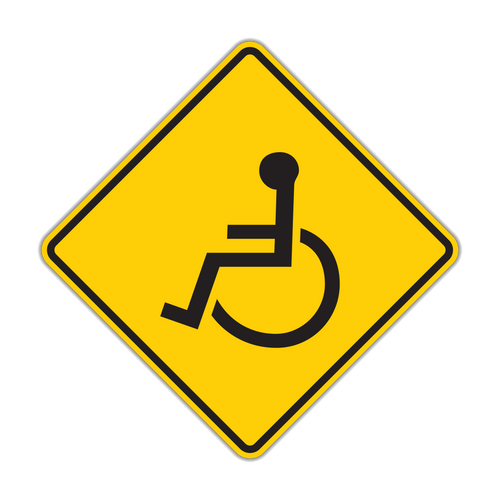 W11-9 Handicapped