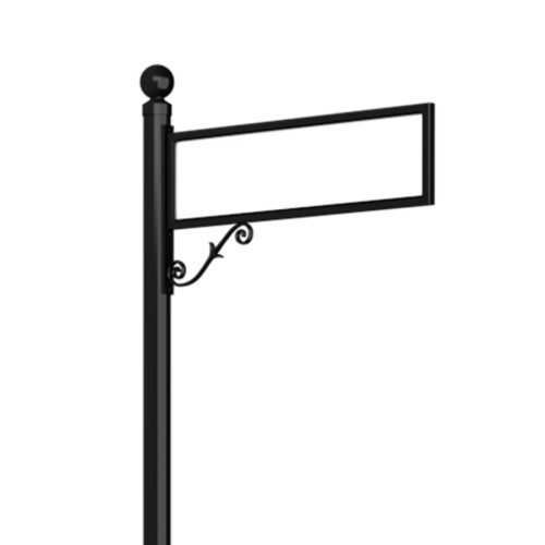 Decorative Street Sign Frame - Aluminum Scroll