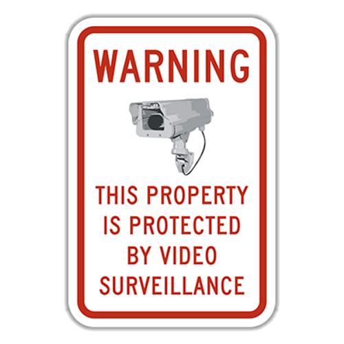 WVS-C Warning This Property Is Protected by Video Surveillance