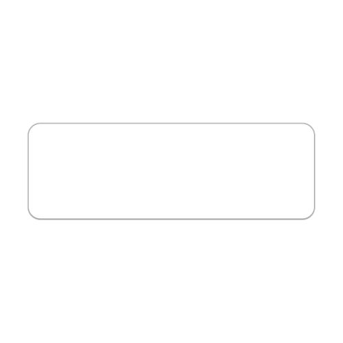 36" x 12" Painted Aluminum Sign Blank - No Holes