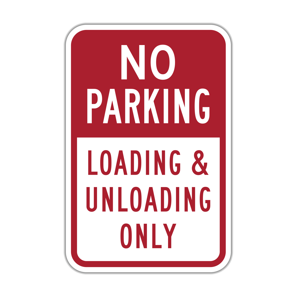 No Parking Fire Lane Sign with Arrow, SKU: K2-0925-B