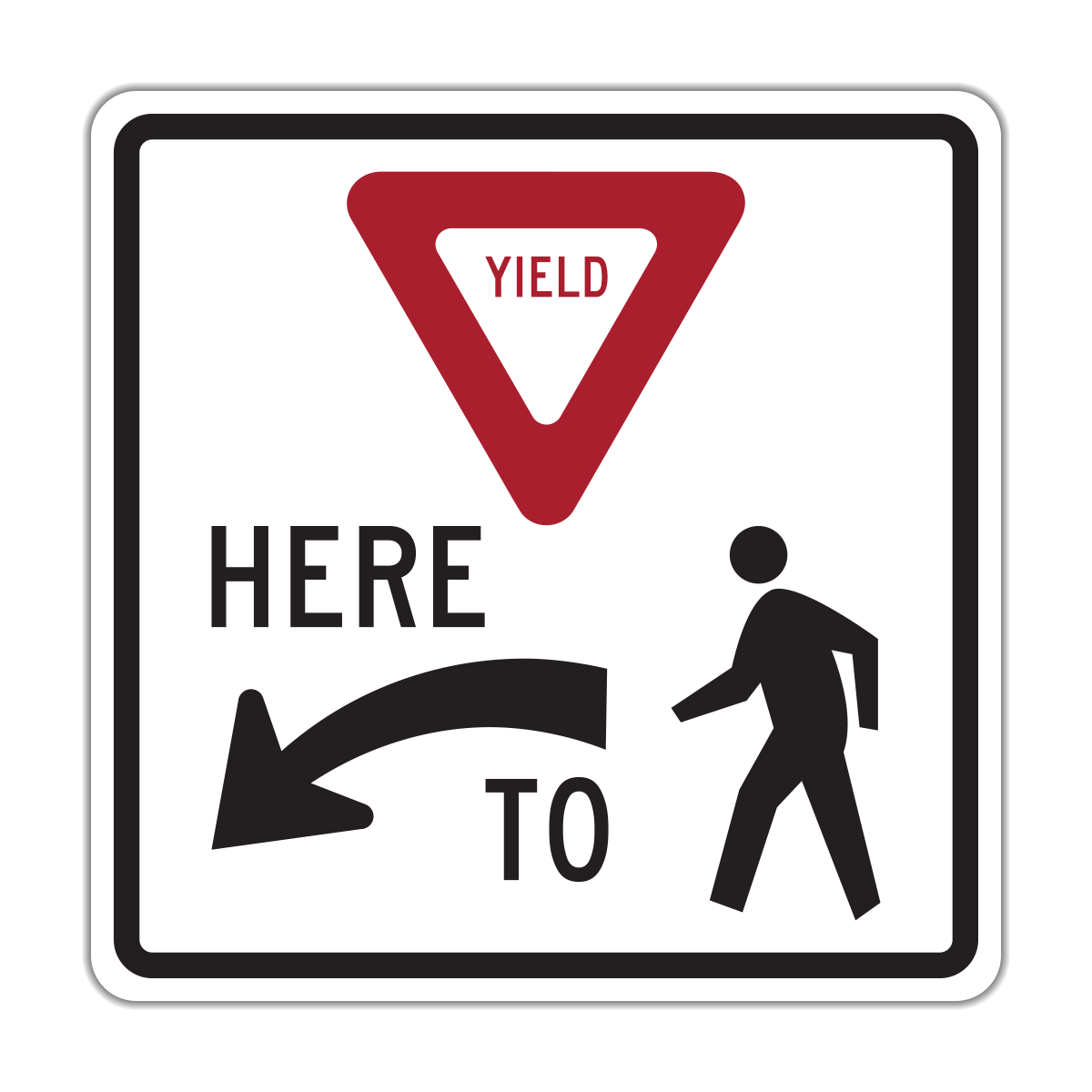 Road Sign 5.38.1 Pedestrian Crossing