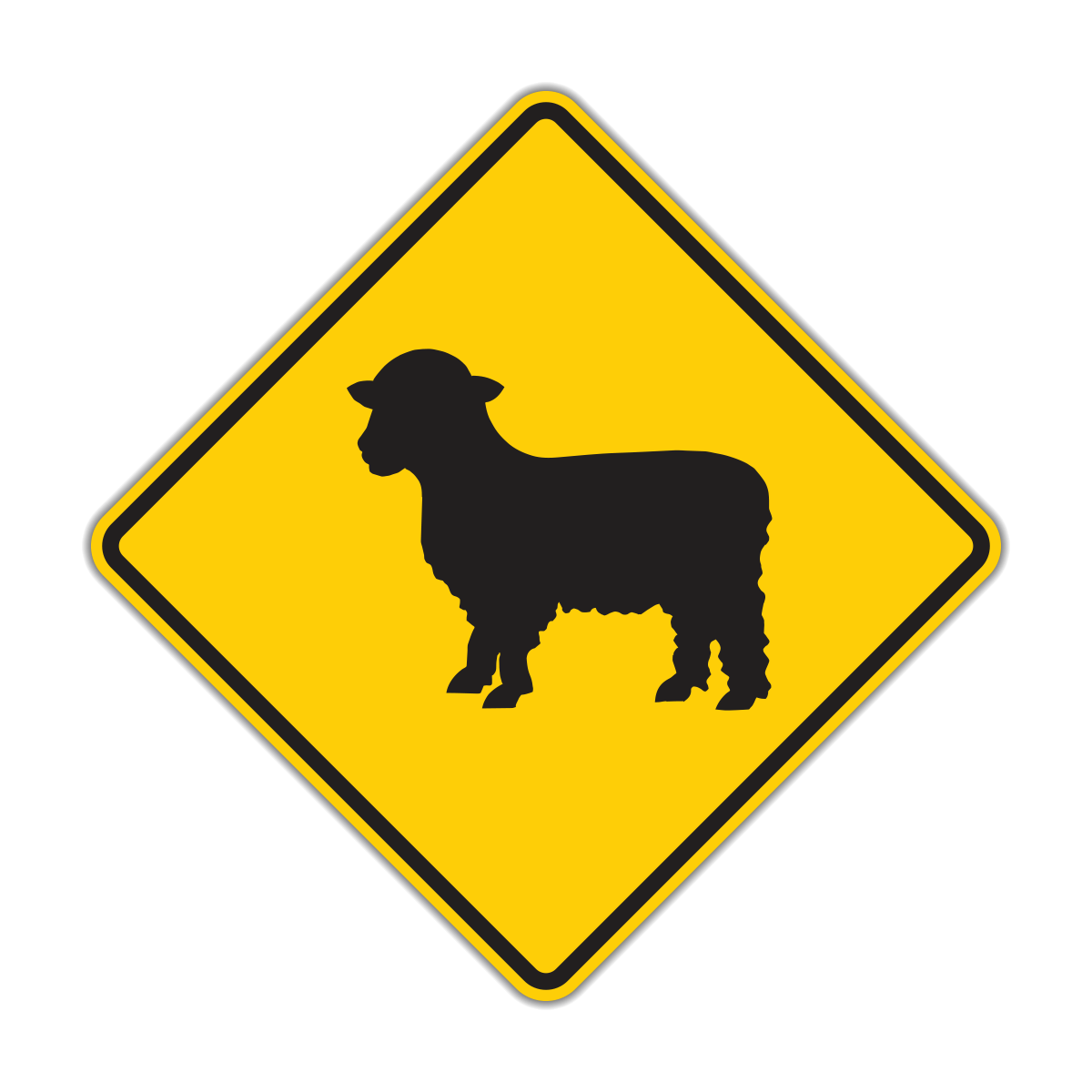W11-17 Sheep - Hall Signs