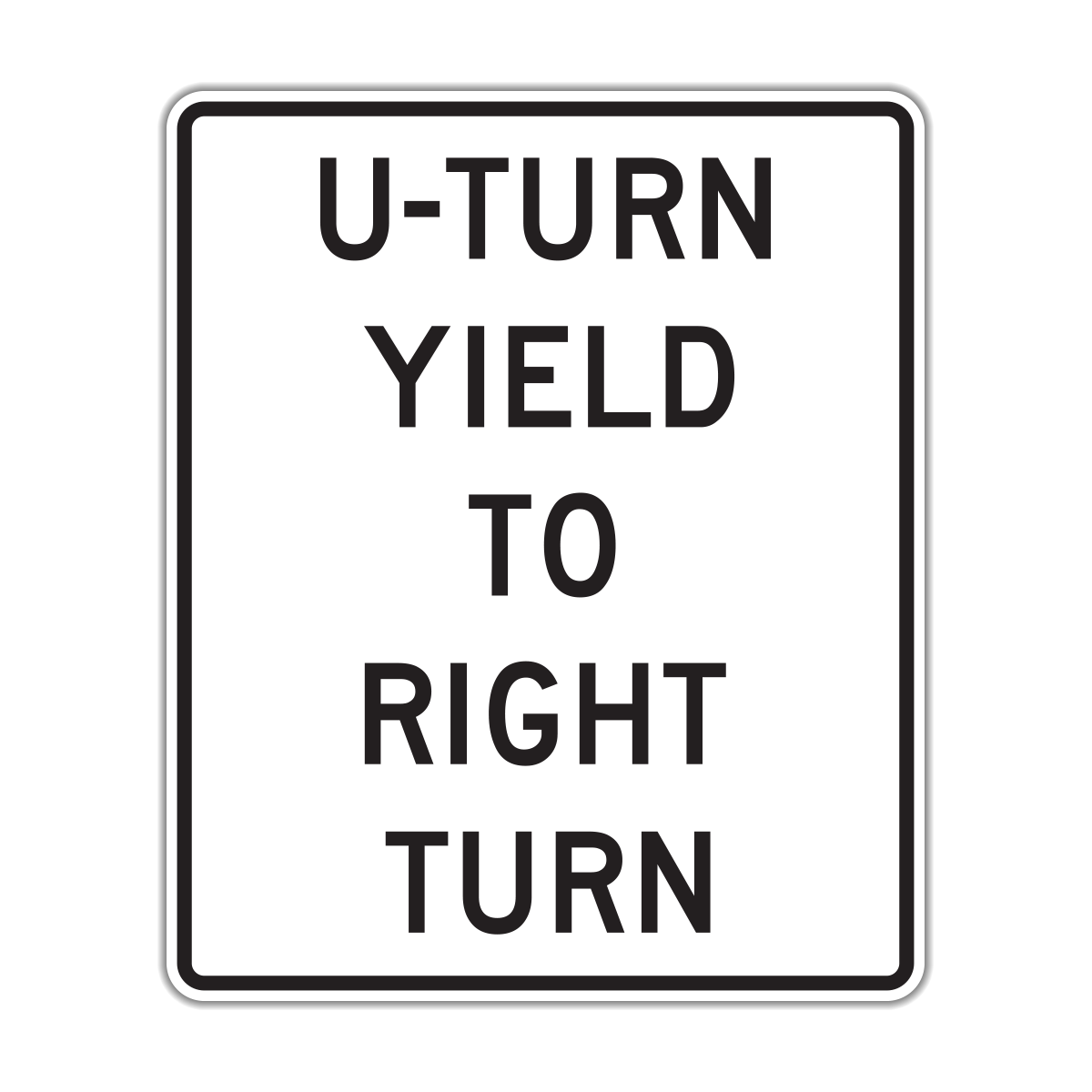 yield sign black and white