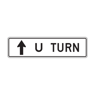 R3-26a U Turn - Hall Signs