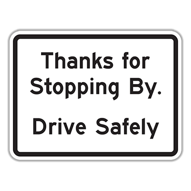 TSB Thanks for Stopping By - Hall Signs display picture 3