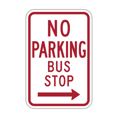 R7-7 No Parking Bus Stop - Hall Signs