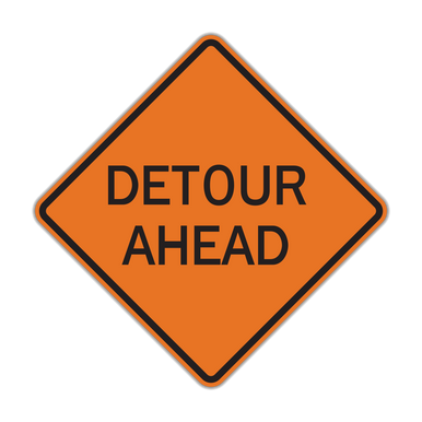 USA 巨大DETOUR看板