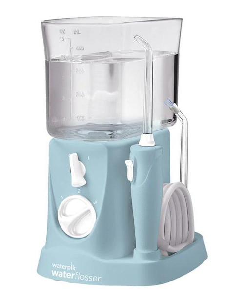 Irrigador dental waterpik traveler wp-300 azul waterpik