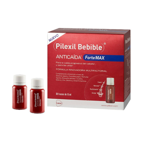 Pilexil anticaída ForteMax 30 frascos bebibles