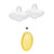 Medela pezoneras contact talla l, 2 UD + estuche