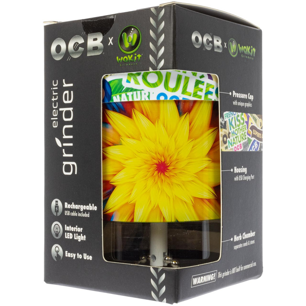 Wakit x OCB Limited Edition Flower Electric Grinder