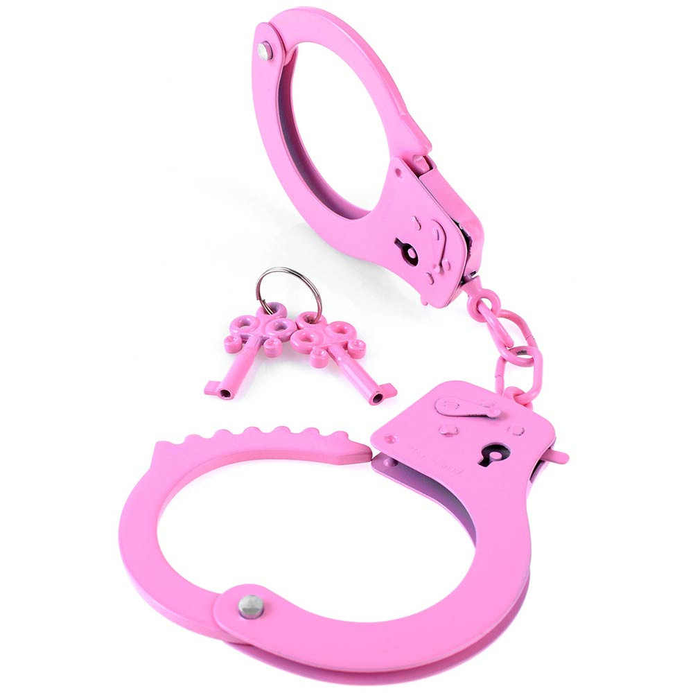 Fetish Fantasy Series Designer Metal Handcuffs, Pink