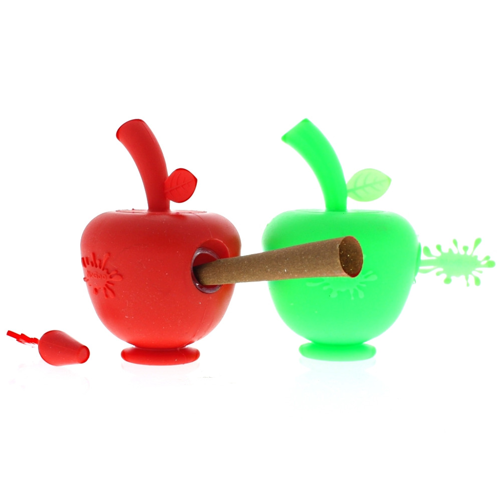Silicone Apple Blunt Bubbler assorted colors