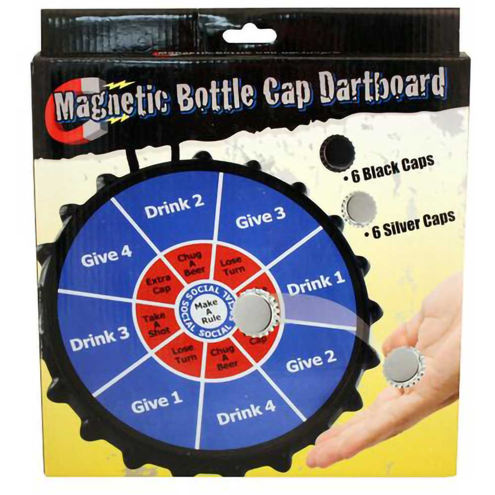 Bottle Cap Dart Board Drinking Game