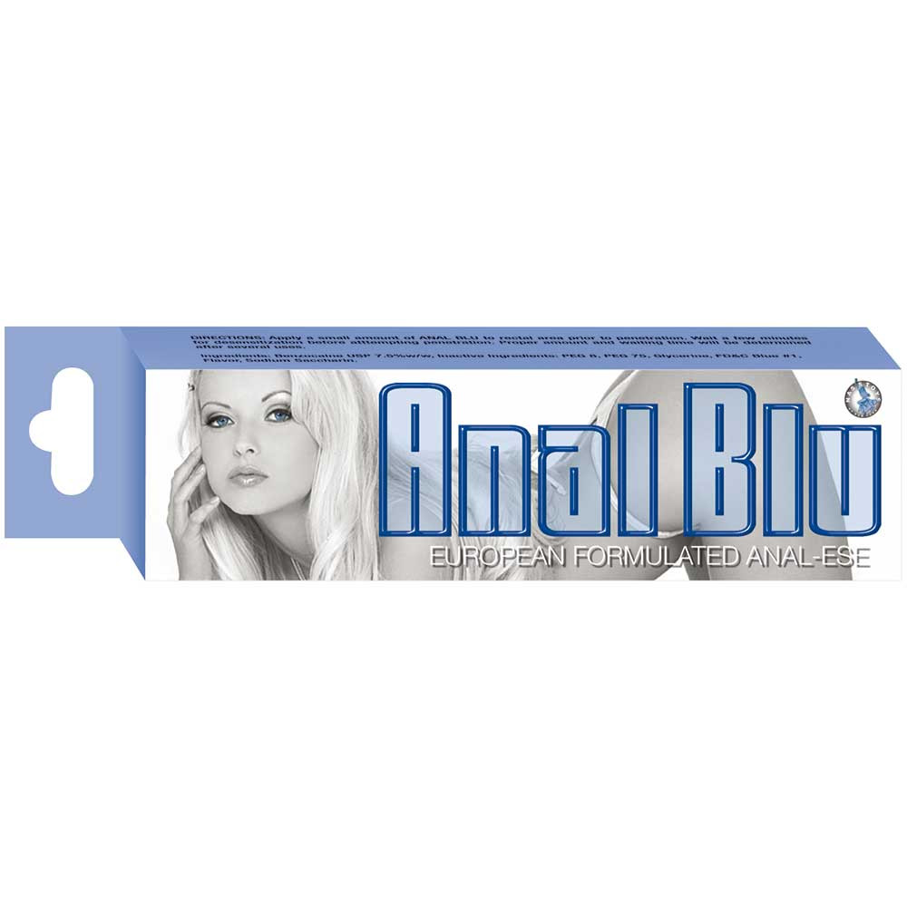 Anal Blu Large 1.5 Ounce Desensitizing Anal Lubricant
