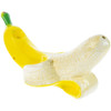 Quarter angle shot of one Ceramic Banana Pipe against a transparent background.