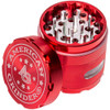 American Grinder 50mm 4 Part Herb Grinder with Side Window, Assorted Colors