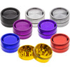 American Grinder 30mm 2 Part Slim Herb Grinder, Assorted Colors