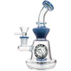 Flying Pig 7" Bell-Shaped Banger Hanger Bong Blue