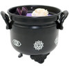 Lavender Scented Smudge Candle in a 7 Chakra Cauldron Front image