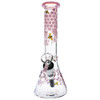 Flying Pig 10" Beehive Graphic Beaker Ice Bong Front Image