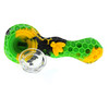 Stratus 4" Silicone Bee Pipe Side View