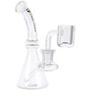 Glass beaker banger hanger dab rig with included 14mm banger.