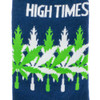Detailed view of the graphics on High Times Leaves Crew Socks.