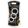 Cloud 9 Pro Sensual Cock Rings - Clear, 3-Count