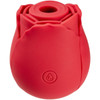 Cloud 9 Rose Suction Stimulator at an angle to show its front and top.