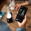 New Peak Pro Onyx E-Rig Vaporizer Smartphone temp controls.
