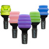 Assorted color Honey Pot Flower Bowls on a white background.
