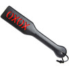 XR Brands Leather Imprint Spanking Paddle - XOXO