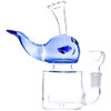 HEMPER 6.5" Blue Whale Bong Side Image