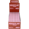 An open display box containing 24 packs of Houseplant Brown Rice rolling papers + Tips.