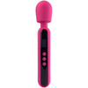 Wand-r-Lust Vibrating Wand - Pink front view isolated on white.