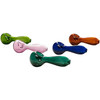 Assorted colors of GRAV Large Spoons on a white background.