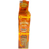 Front view of an open display box containing 25 Zig-Zag Blunt Wraps - Orange.