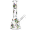 VAULT Glass 10" Pot Leaf Beaker Bongs